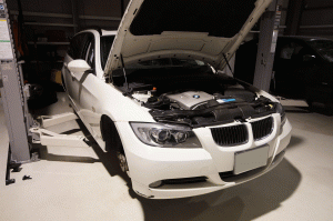 BMW E91 車検整備 ABSユニット修理 2018/4/27