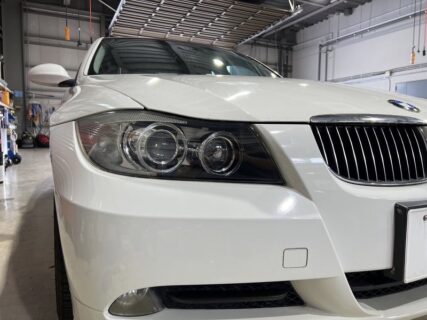 BMW車検＋整備▶︎1/4の価格｜ヘッドライトコーティングで車検もクリア！
