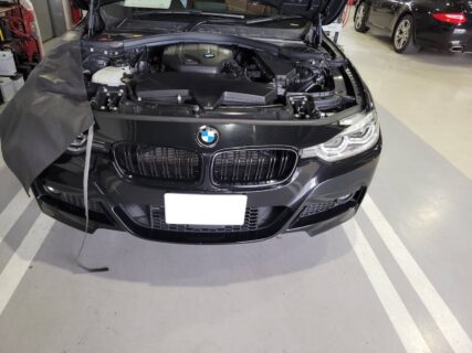 【車検整備】BMW 320d F31｜サイドブレーキワイヤーホルダー破損
